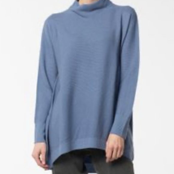 Oska 100% Virgin Wool Sweater, Periwinkle, Size 12/14 - Picture 4 of 6